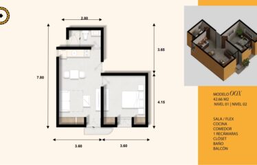 Departamentos en Venta Aldea Izamal