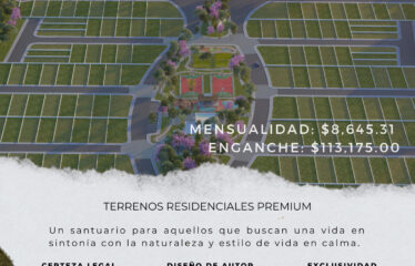 Terrenos Residenciales. Makúh, Mérida Yucatán.